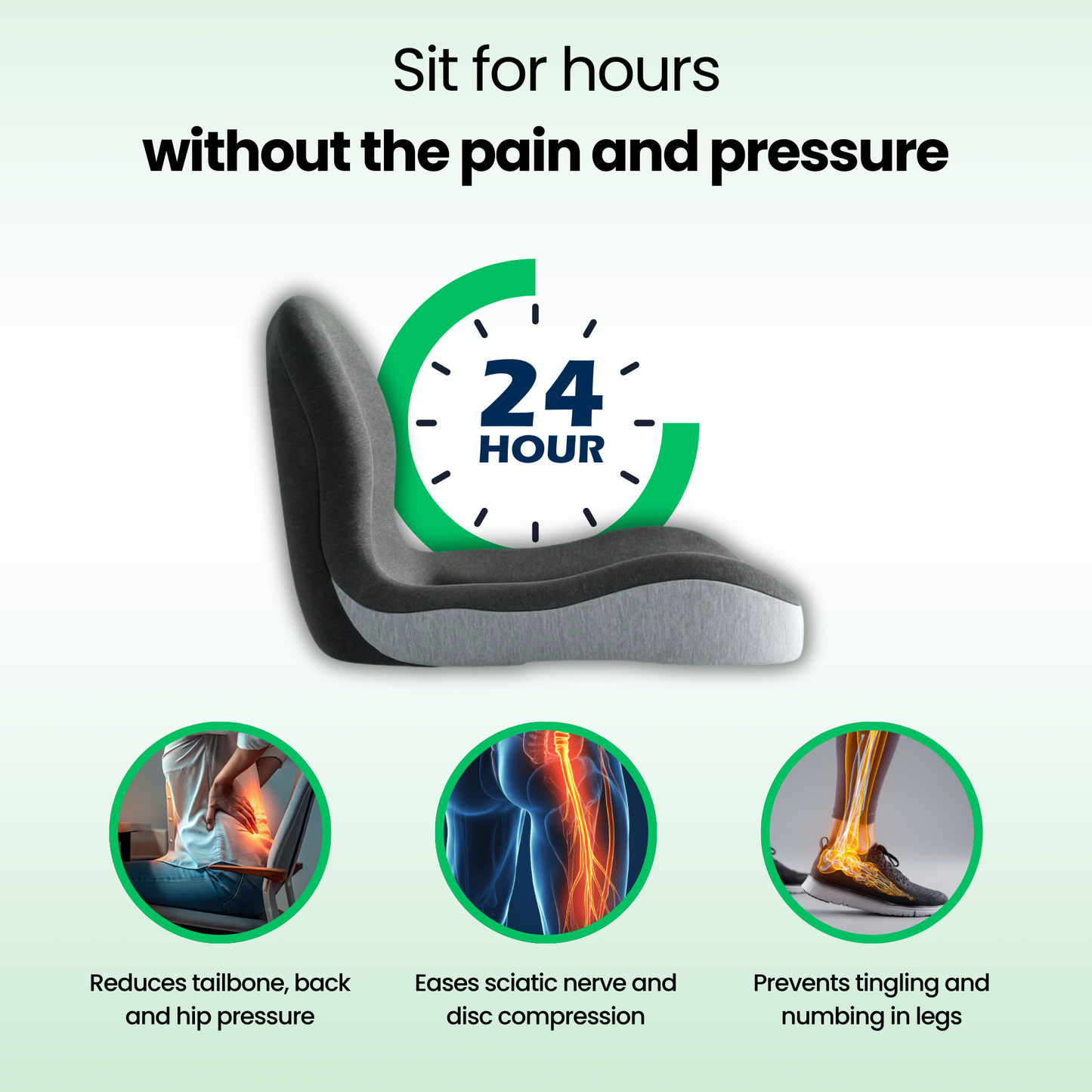 Relief+ Seat Cushion