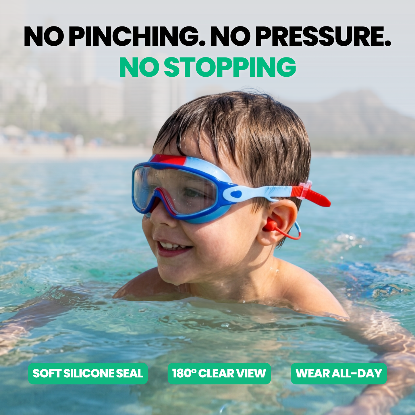EZClip™ Clip-On Swim Goggles